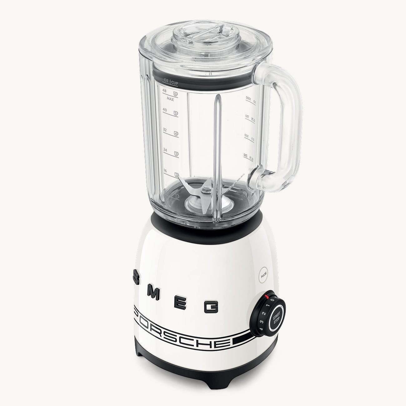 Porsche × SMEG Retro-Style Blender – Carrara White