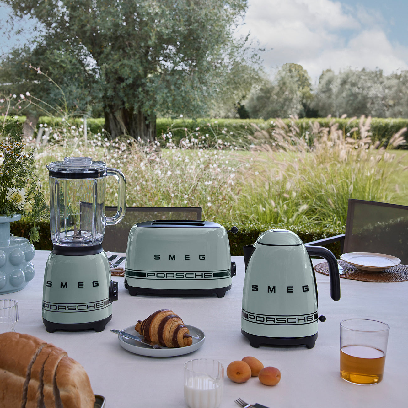 Porsche × SMEG Retro-Style Blender – Shade Green