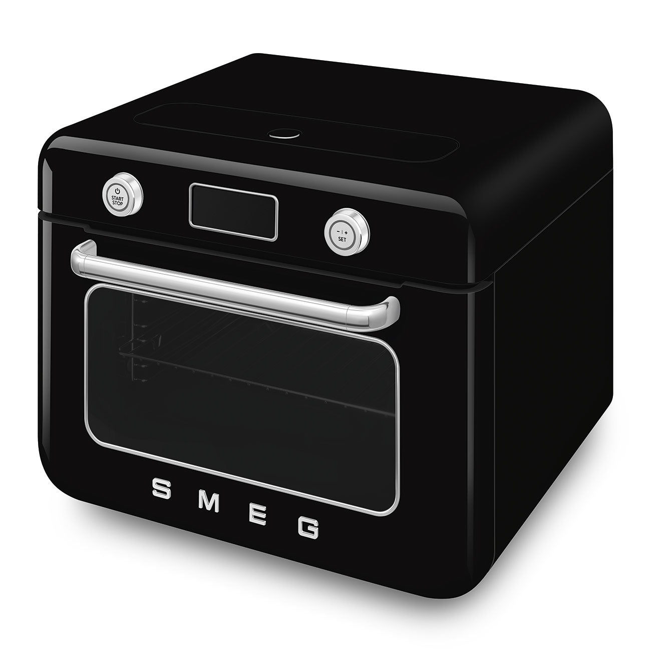 Countertop Combi Oven with Air Fry Steam – Retro-Style Black