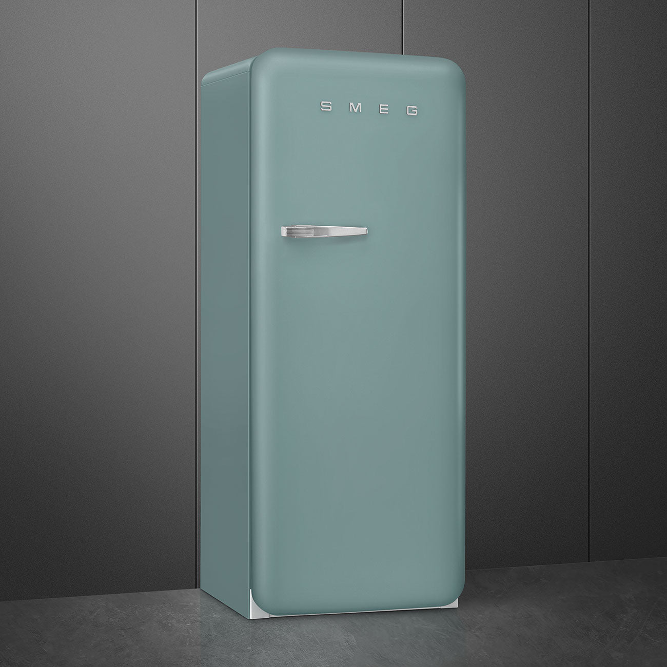 Refrigerator Retro-style Emerald green Matte