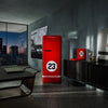 Porsche × SMEG Retro-Style Refrigerator (9.5 cu ft) – Salzburg Edition, Collezione Red Glossy