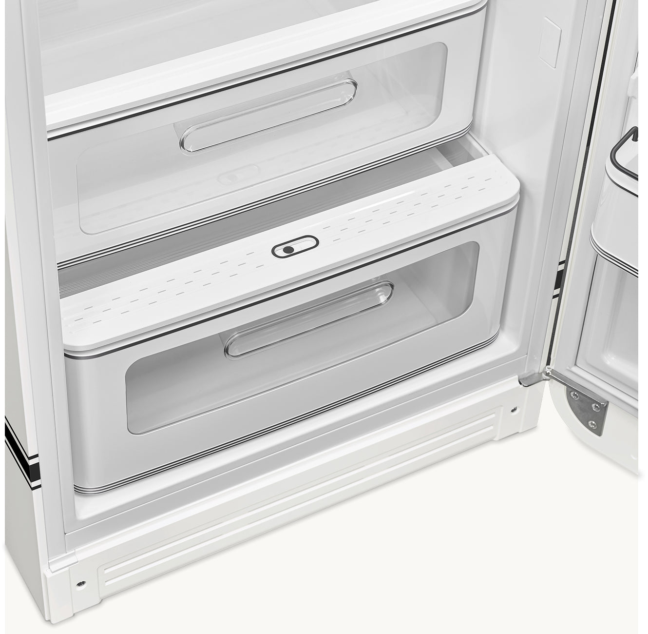 Porsche × SMEG Retro-Style Refrigerator (9.5 cu ft) – Carrara White Glossy