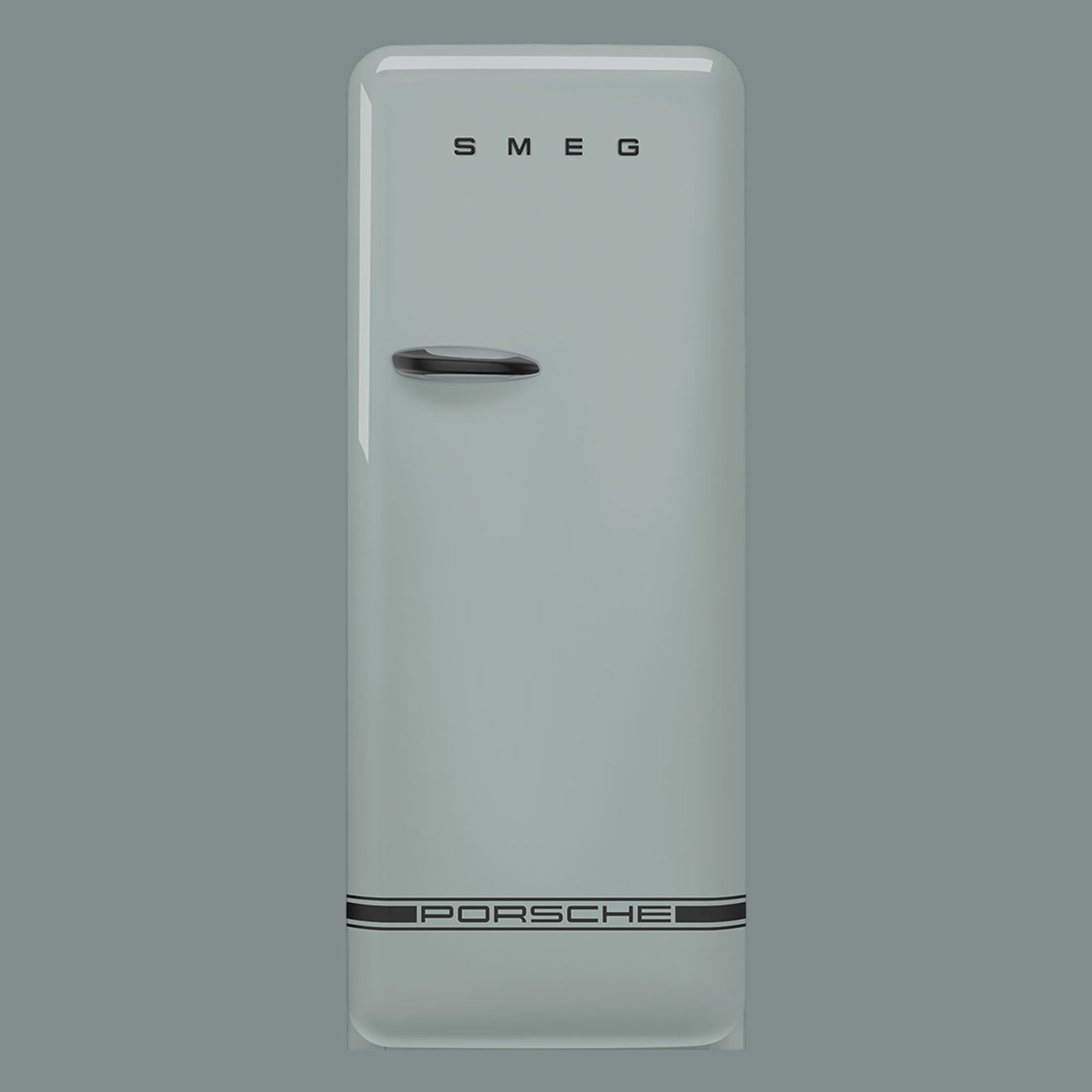 Porsche × SMEG Retro-Style Refrigerator (9.5 cu ft) – Shade Green Glossy