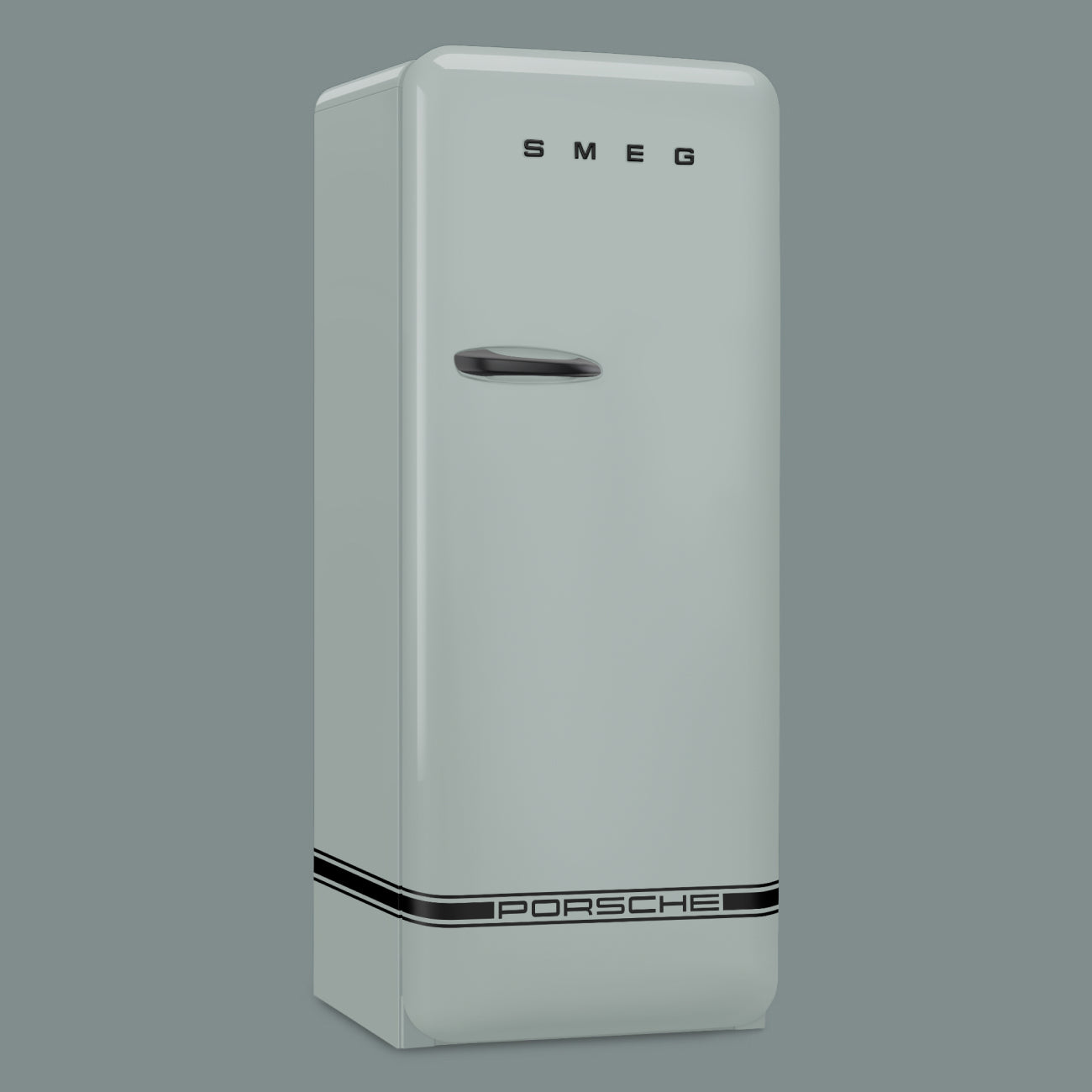 Porsche × SMEG Retro-Style Refrigerator (9.5 cu ft) – Shade Green Glossy
