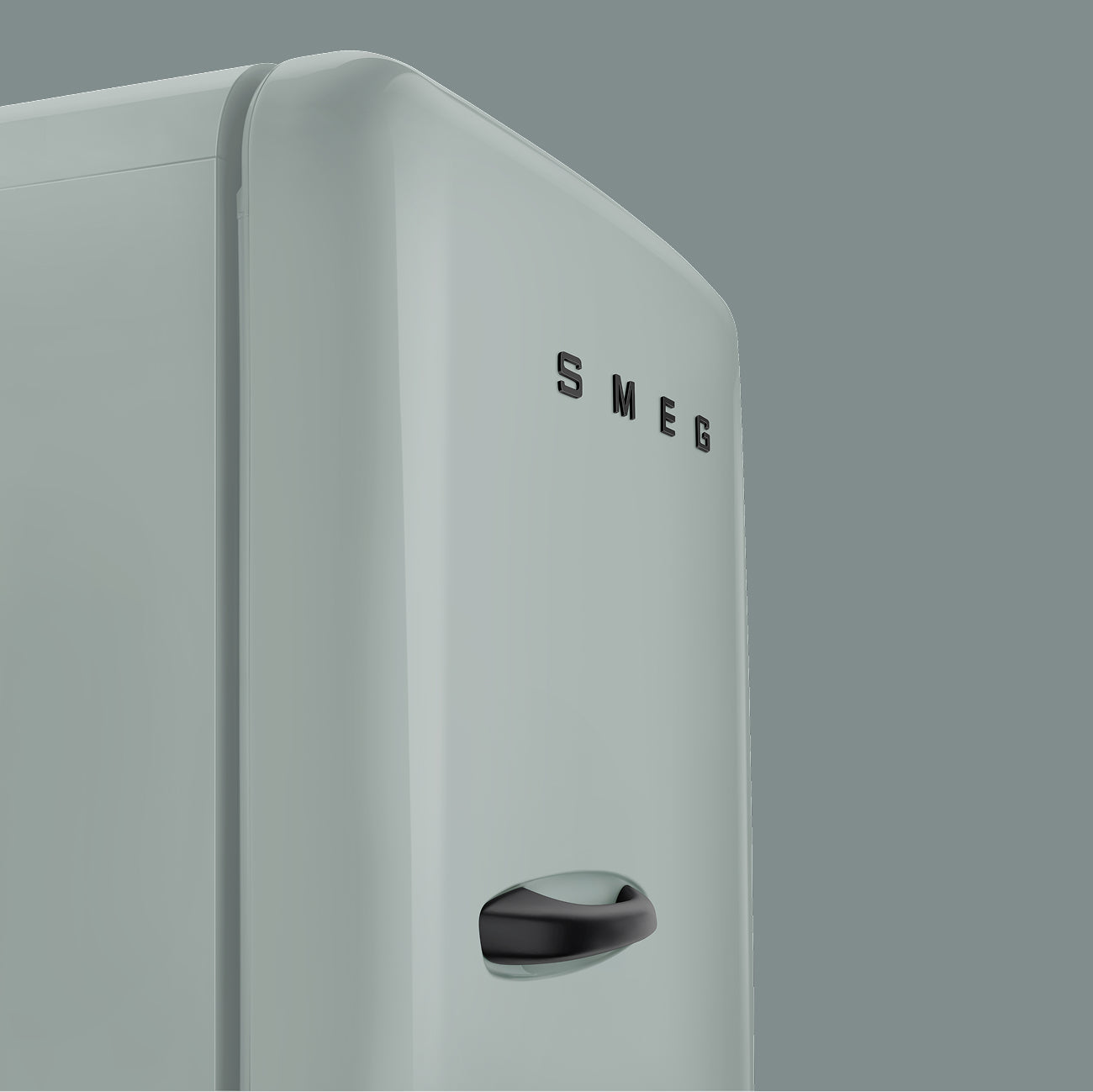 Porsche × SMEG Retro-Style Refrigerator (9.5 cu ft) – Shade Green Glossy