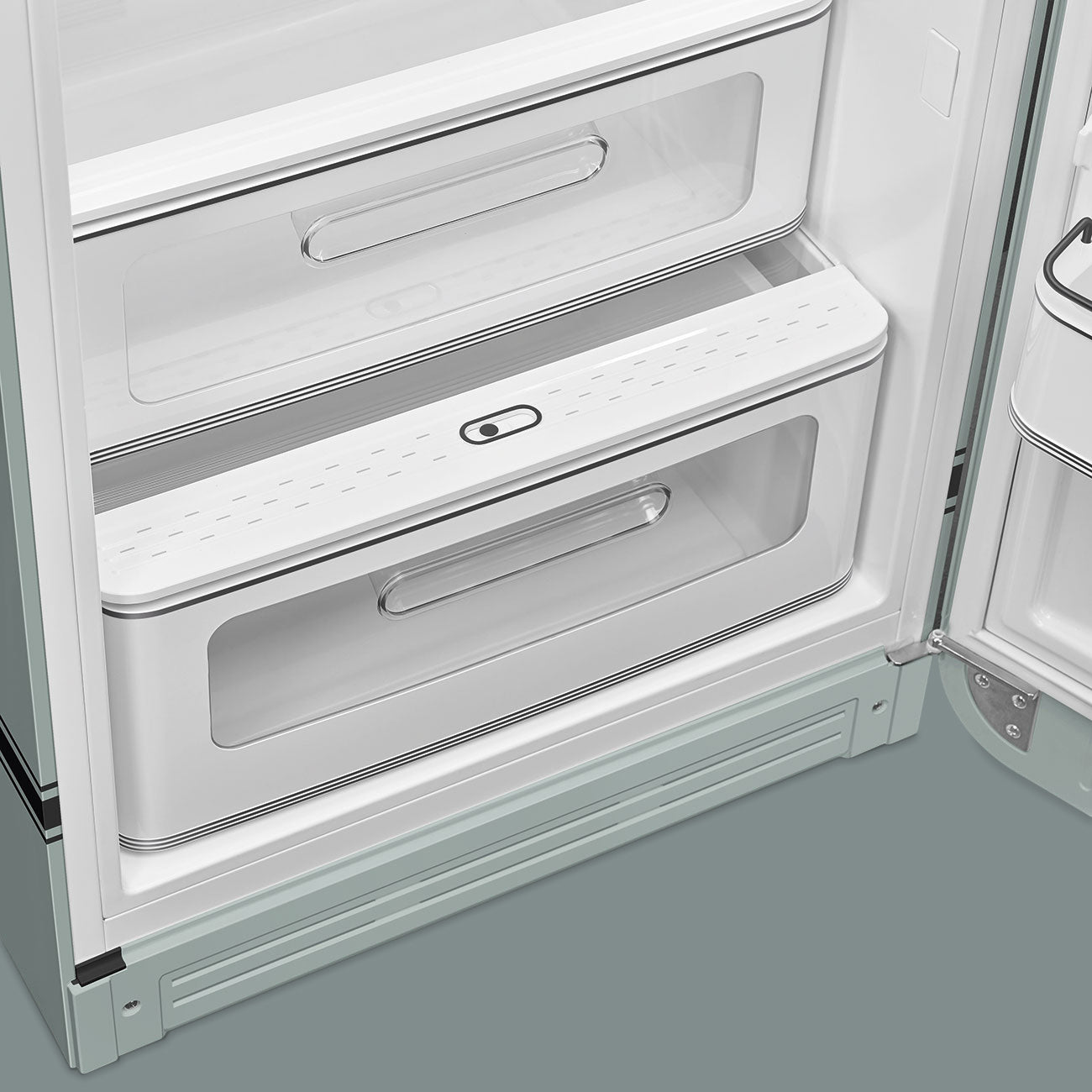 Porsche × SMEG Retro-Style Refrigerator (9.5 cu ft) – Shade Green Glossy