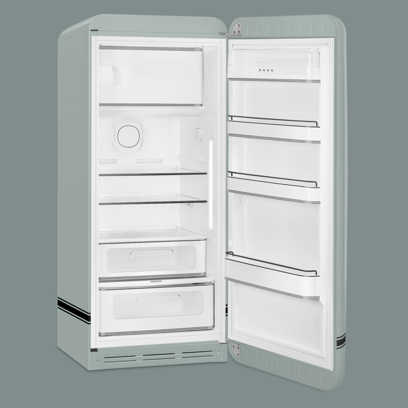 Porsche × SMEG Retro-Style Refrigerator (9.5 cu ft) – Shade Green Glossy