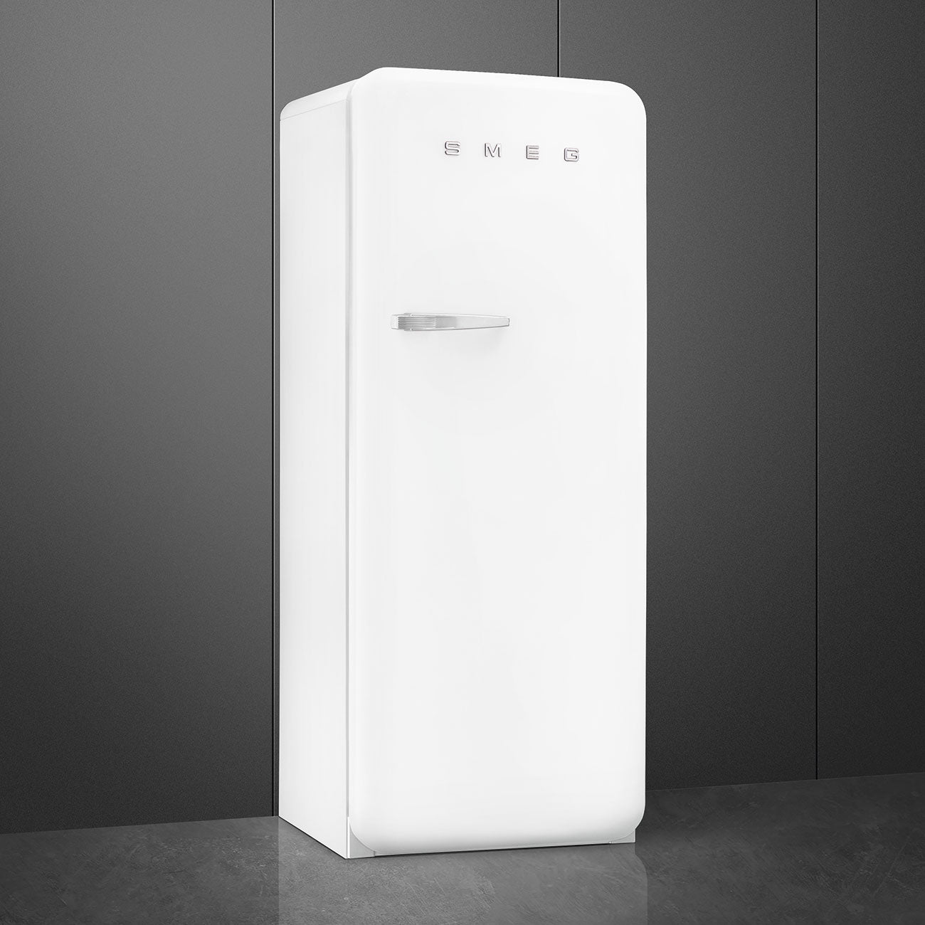 Refrigerator Retro-style Matte white Matte