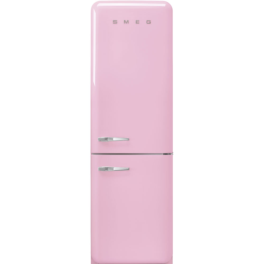 Retro-Style Refrigerator (12 cu ft) – Pink Glossy (Right Hinge)