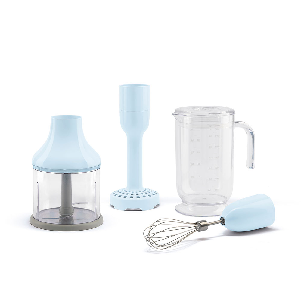 4-Piece Accessory Set for Retro-Style Hand Blender