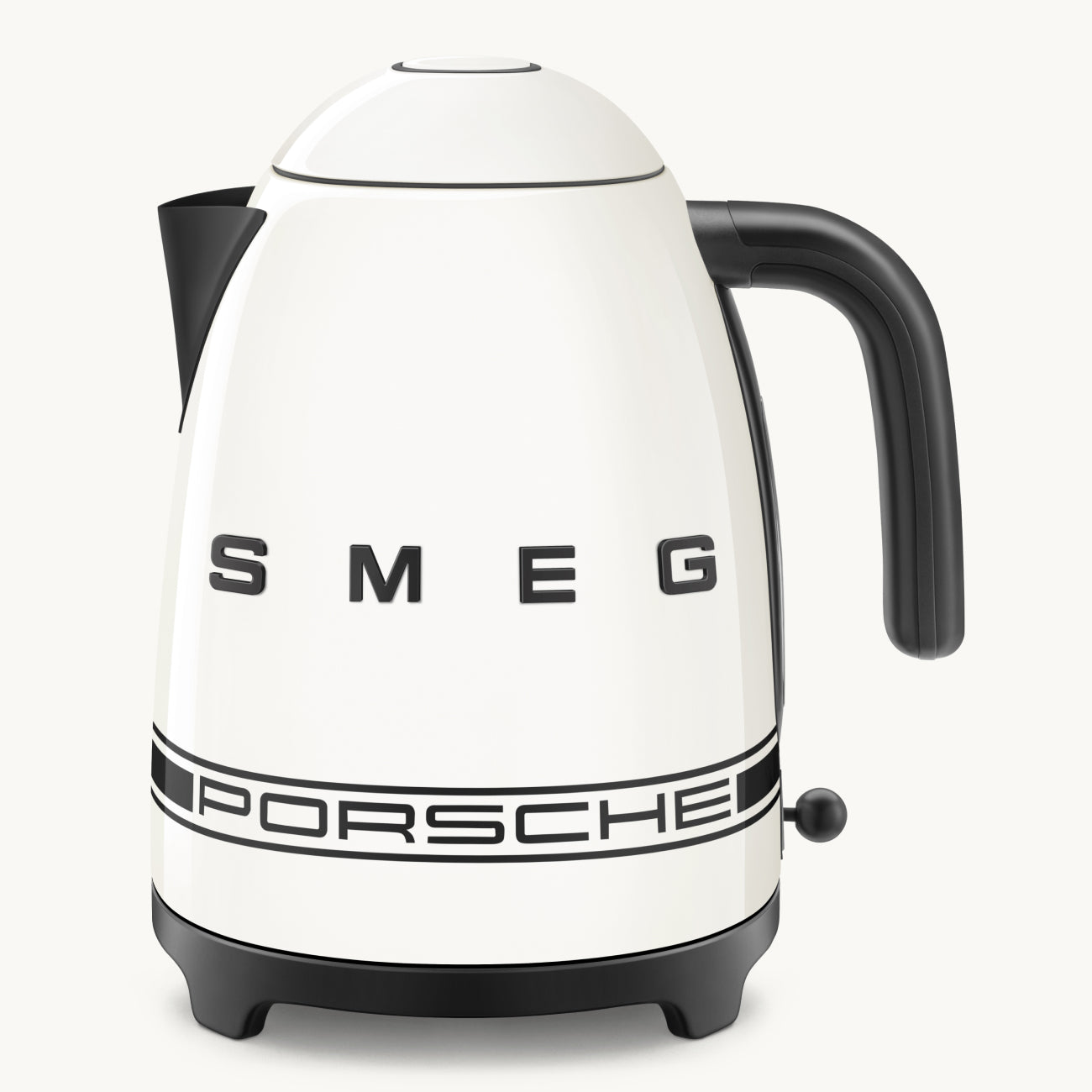 Porsche × SMEG Retro-Style Electric Kettle – Carrara White