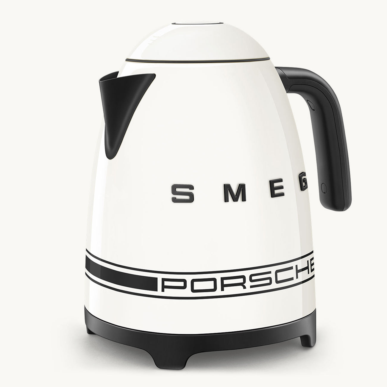 Porsche × SMEG Retro-Style Electric Kettle – Carrara White
