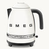 Porsche × SMEG Retro-Style Electric Kettle – Carrara White