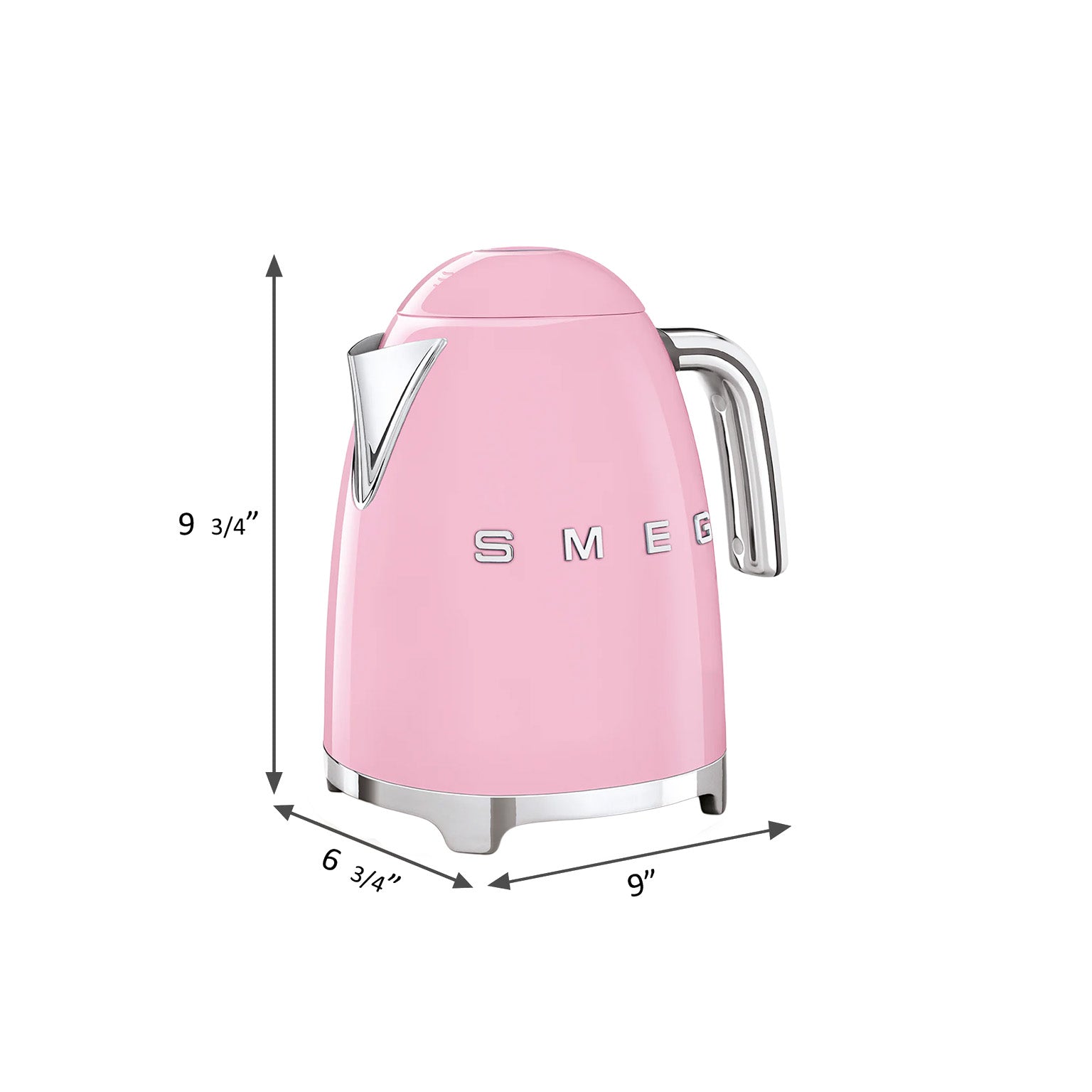 Retro-Style Electric Kettle (7 Cups) - Pink – SMEG USA
