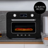 Countertop Combi Oven with Air Fry & Steam - Retro-Style Black