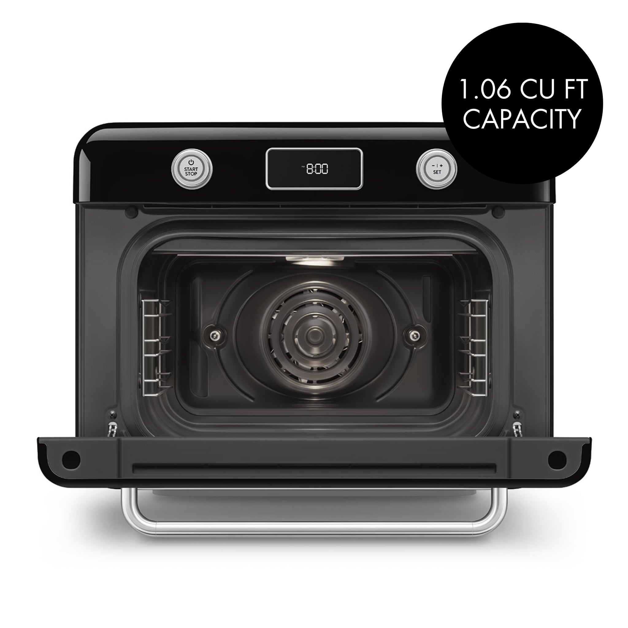 Countertop Combi Oven with Air Fry & Steam - Retro-Style Black