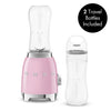 Personal Blender with 2 Travel Bottles – Retro-Style Pink