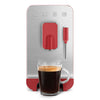 Espresso coffee machine Retro-style Red Matte