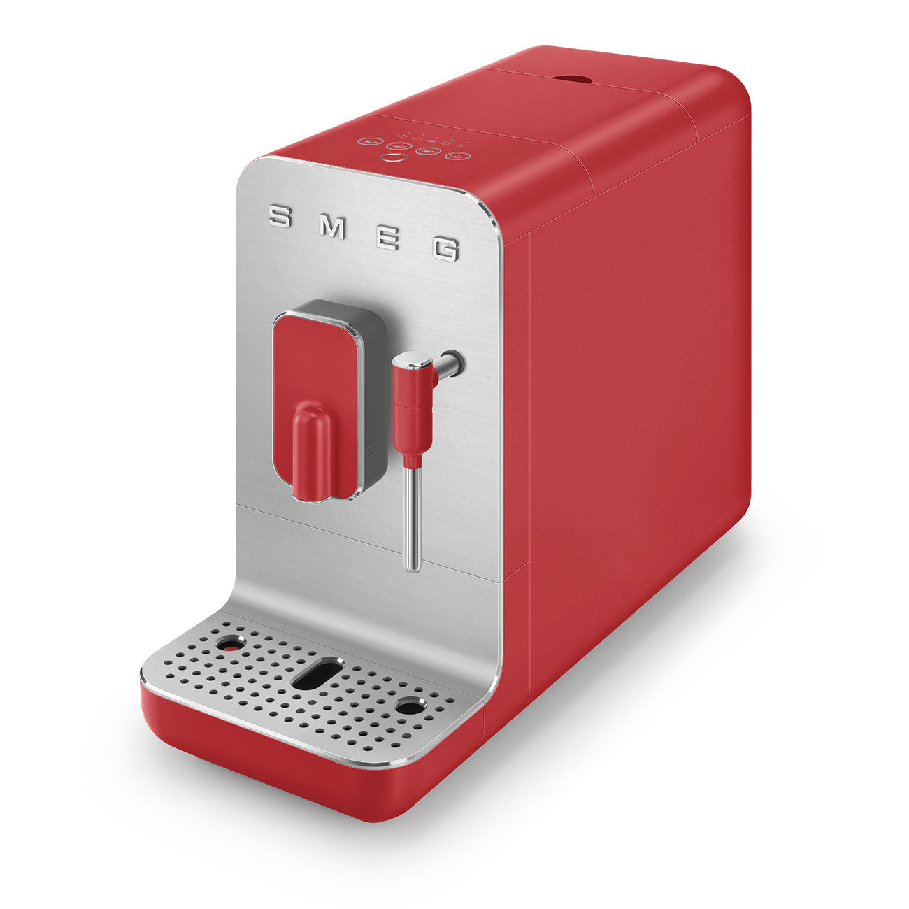 Espresso coffee machine Retro-style Red Matte