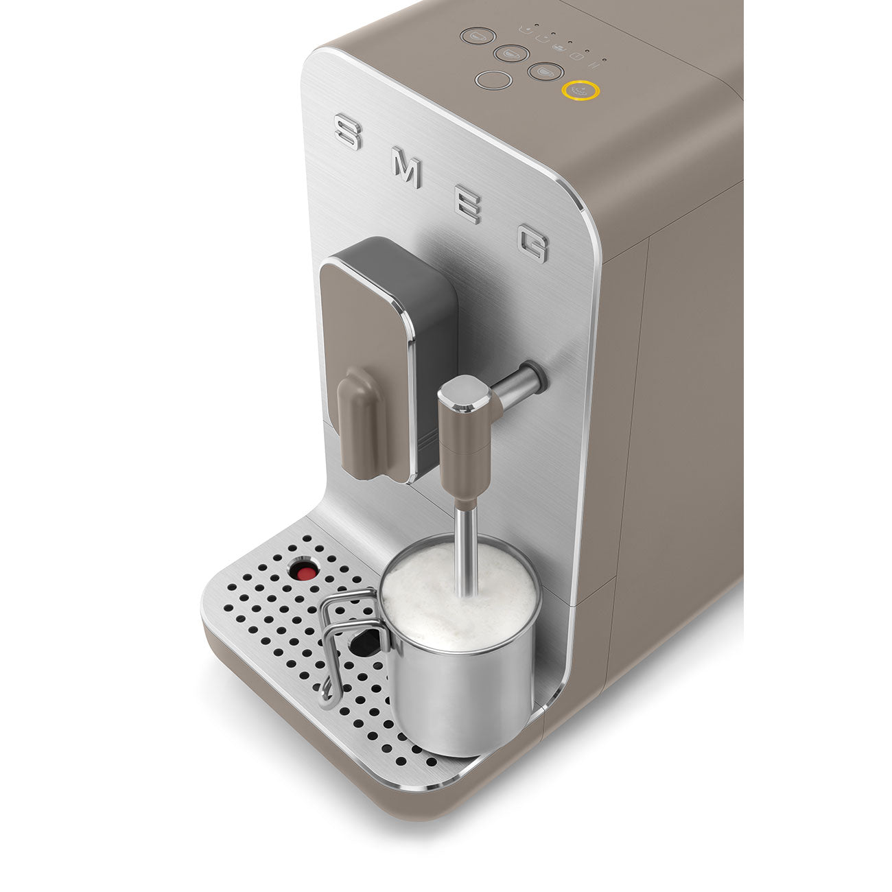 Espresso coffee machine Retro-style Taupe Matte