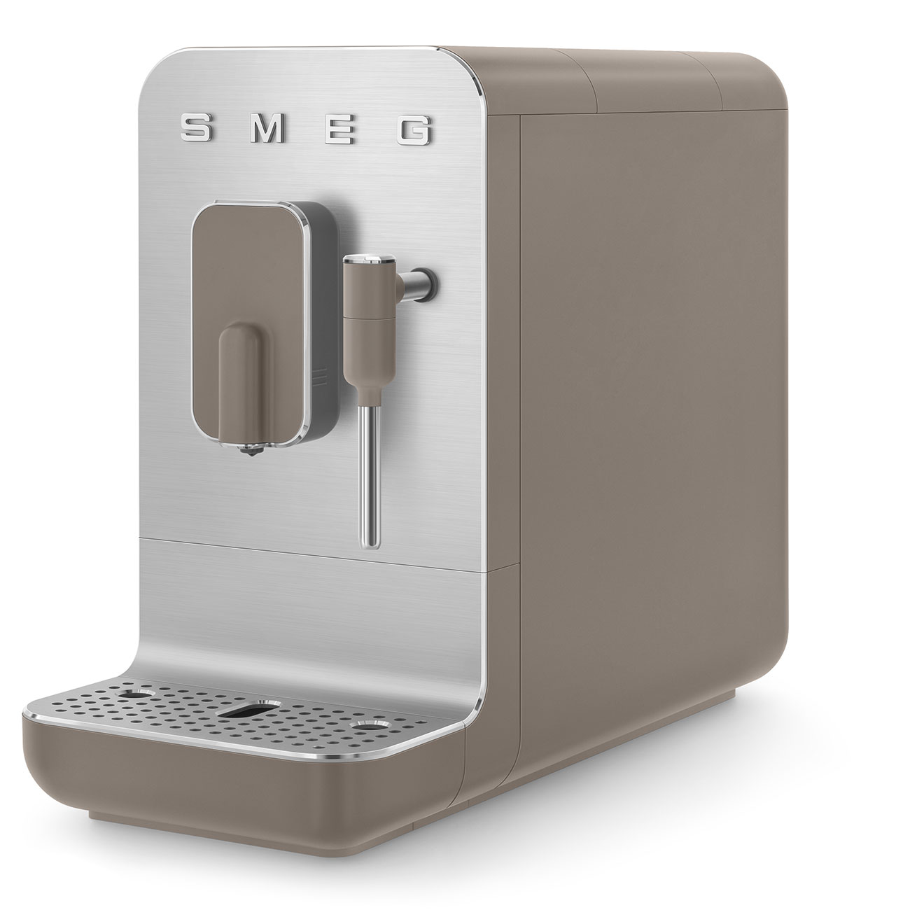 Espresso coffee machine Retro-style Taupe Matte