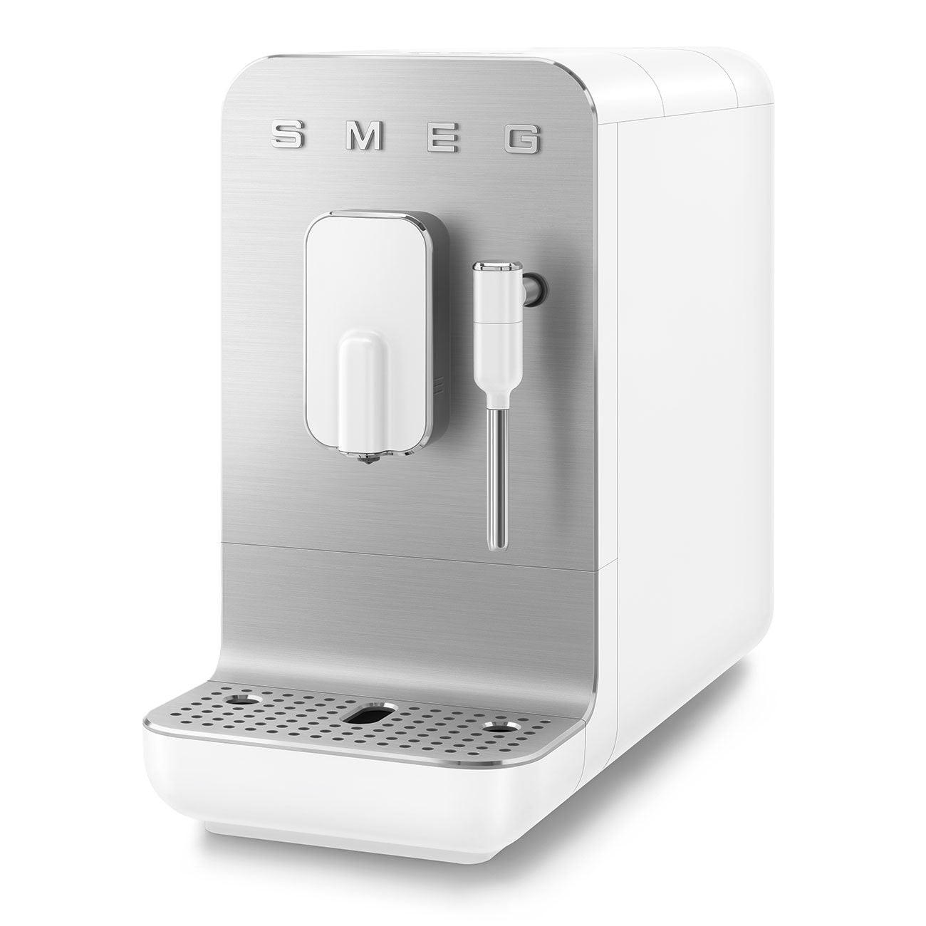 Espresso coffee machine Retro-style White Matte