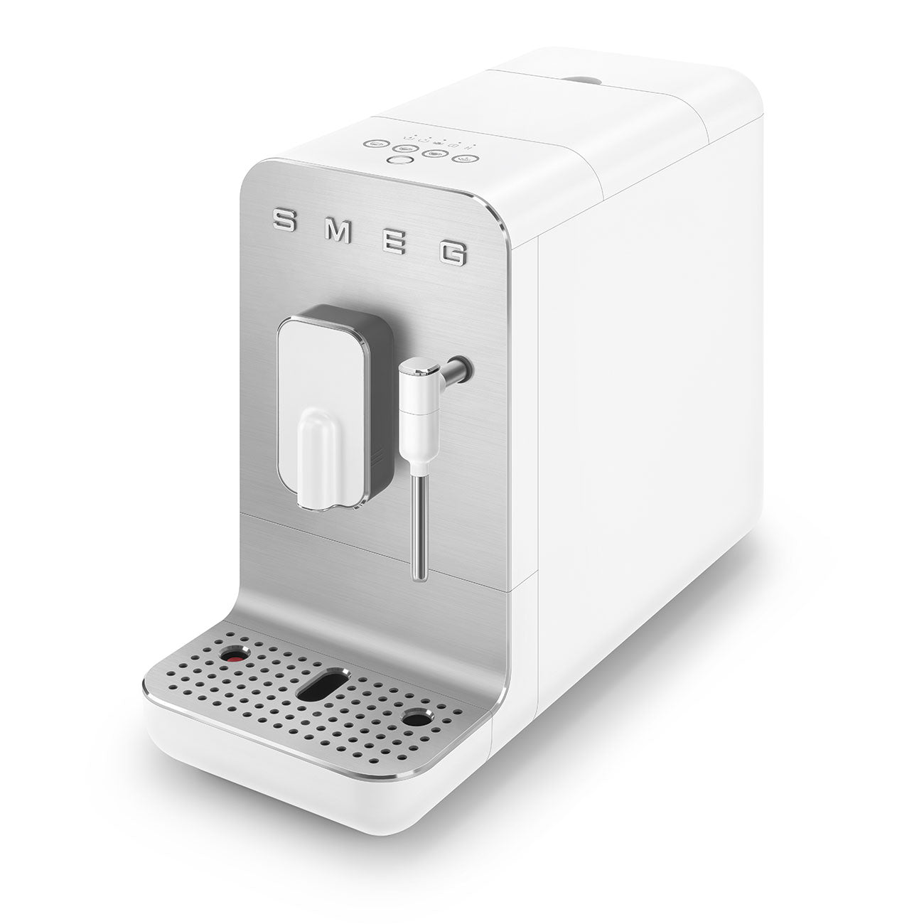Fully Automatic Espresso Machine with Steam Wand - Matte White