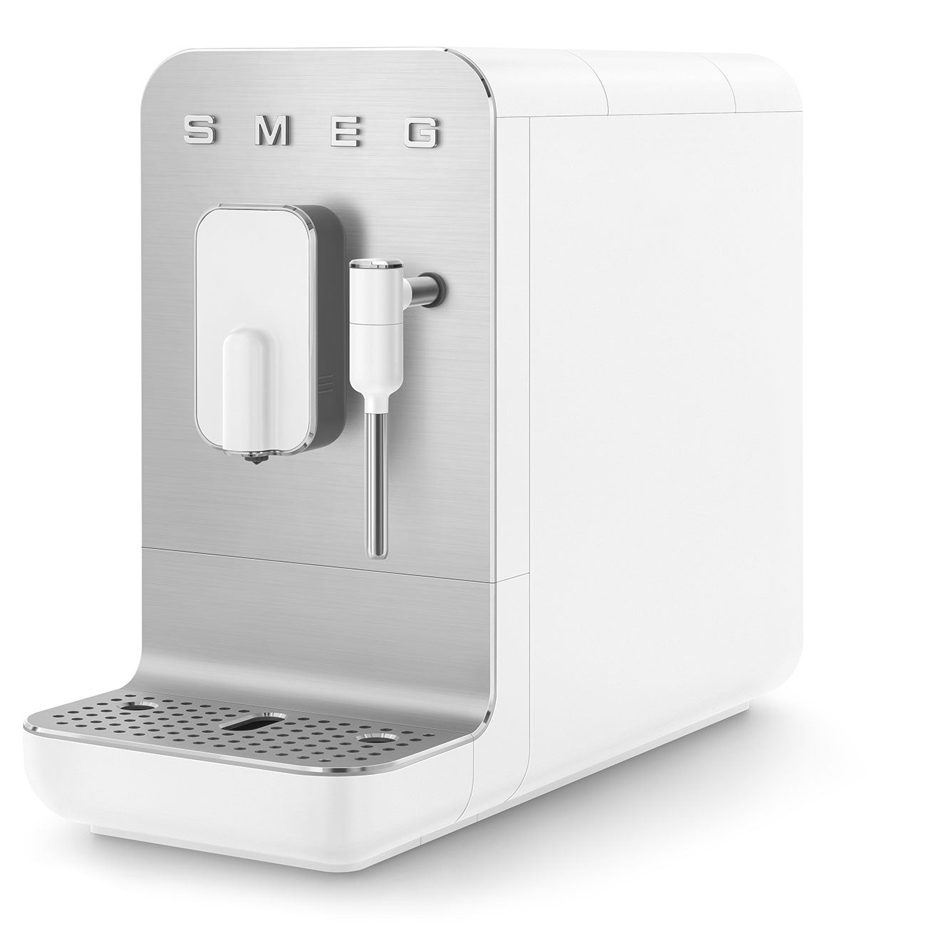 Fully Automatic Espresso Machine with Steam Wand - Matte White