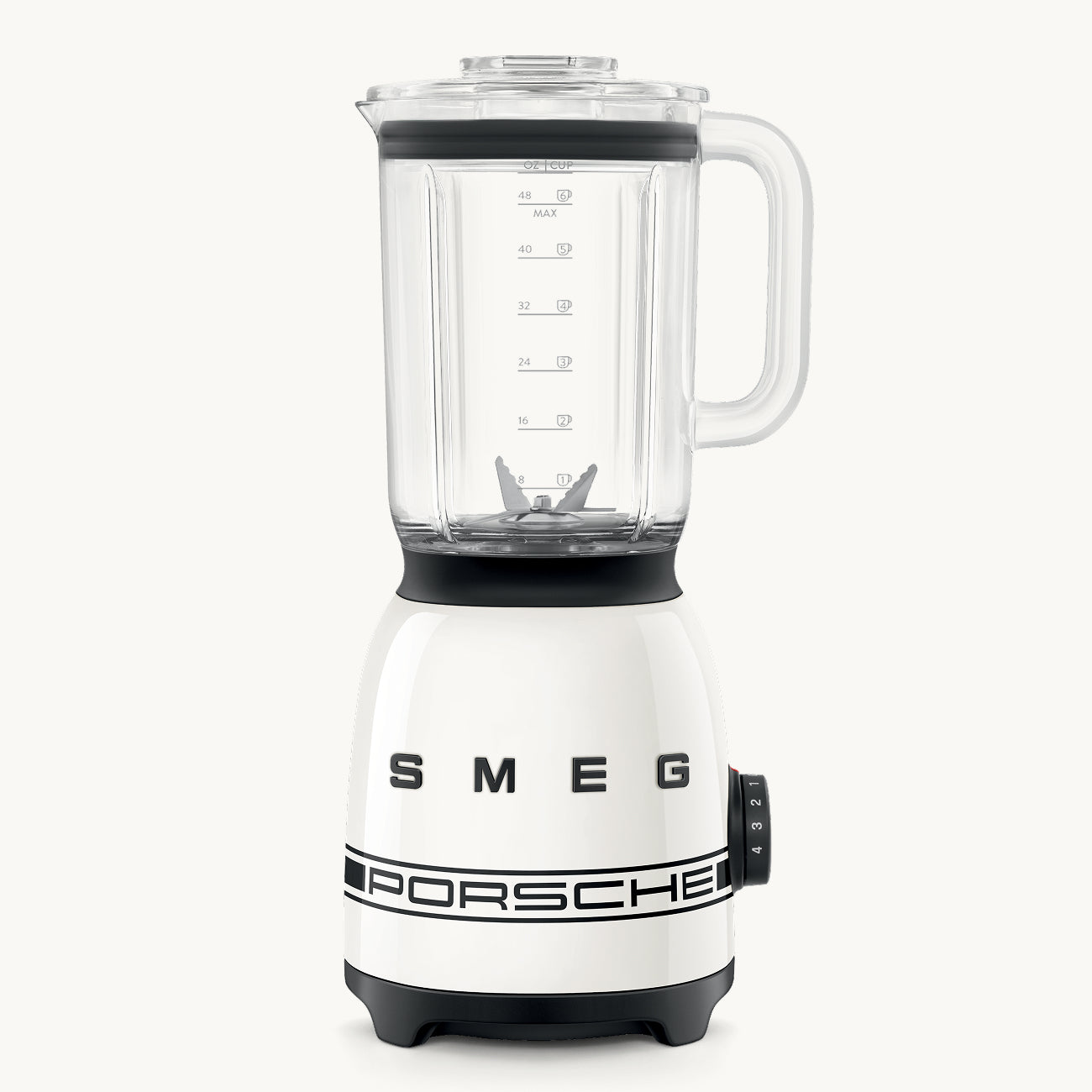 Porsche × SMEG Retro-Style Blender – Carrara White