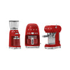 Coffee grinder Retro-style Red Glossy