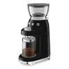Multipurpose Conical Burr Coffee Grinder – Retro-Style Black