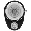 Multipurpose Conical Burr Coffee Grinder – Retro-Style Black