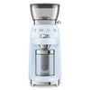 Multipurpose Conical Burr Coffee Grinder – Retro-Style Pastel Blue