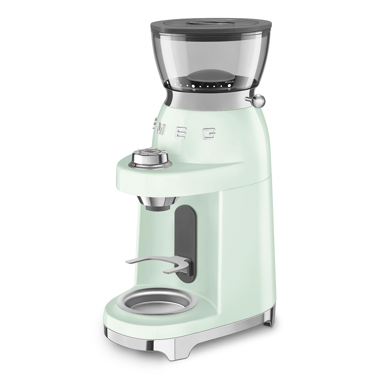 Multipurpose Conical Burr Coffee Grinder – Retro-Style Pastel Green