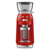 Multipurpose Conical Burr Coffee Grinder – Retro-Style Red