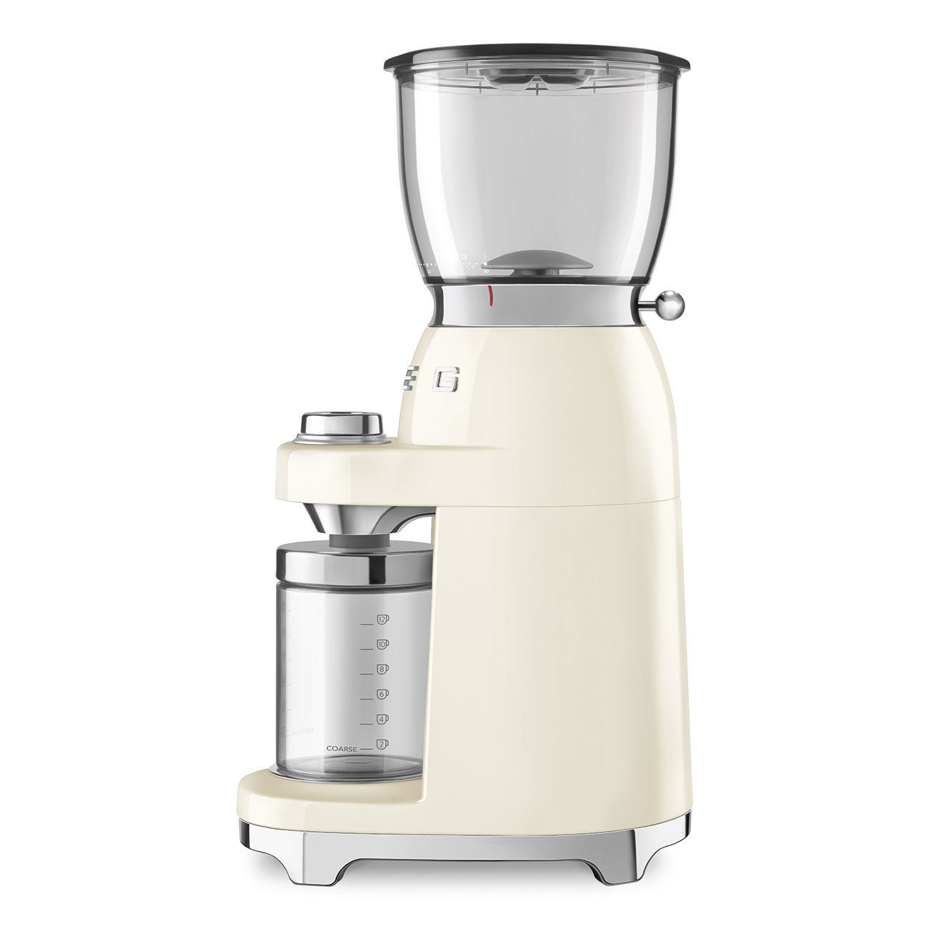 Conical Burr Coffee Grinder – Retro-Style Cream
