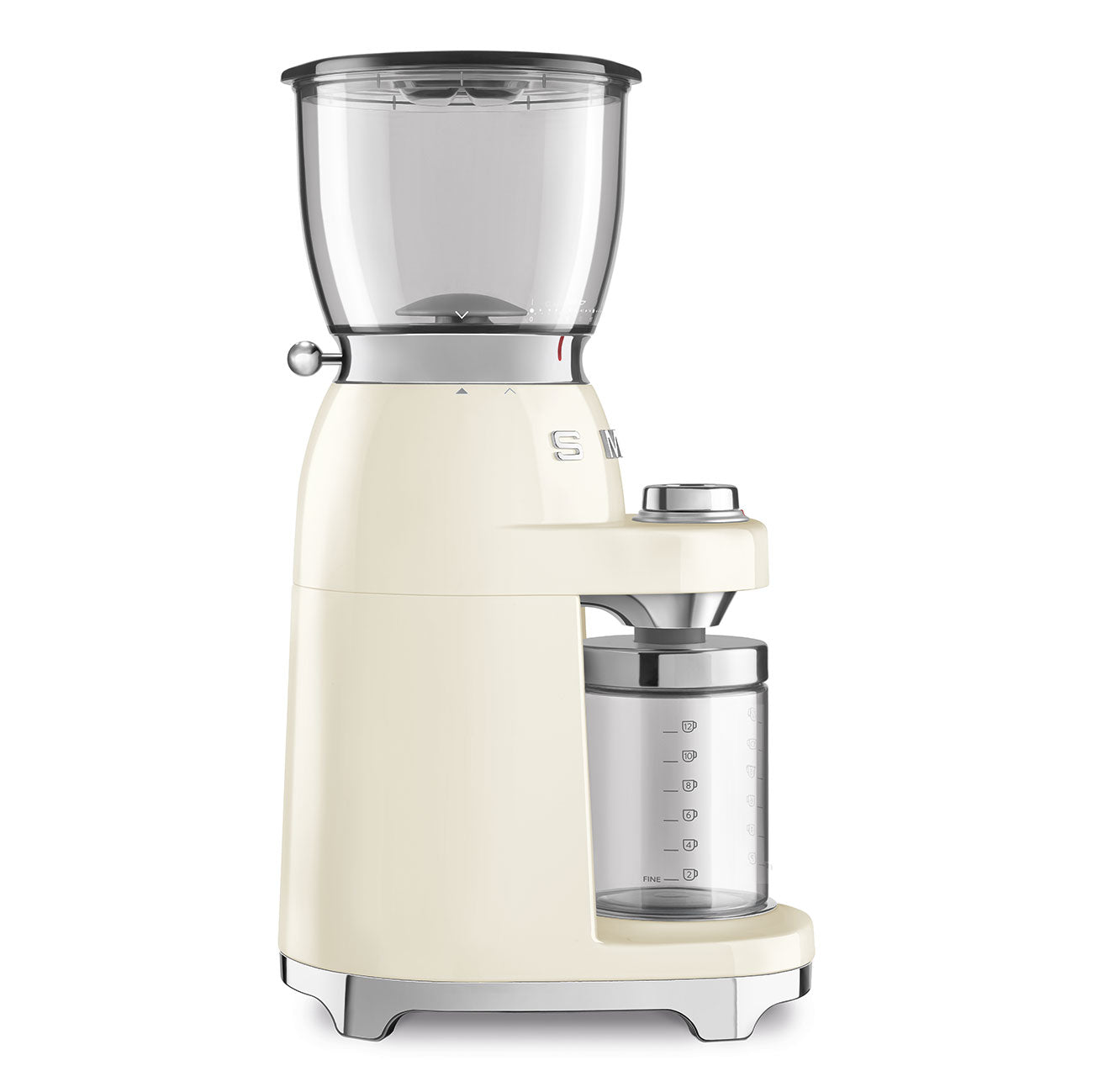 Conical Burr Coffee Grinder – Retro-Style Cream