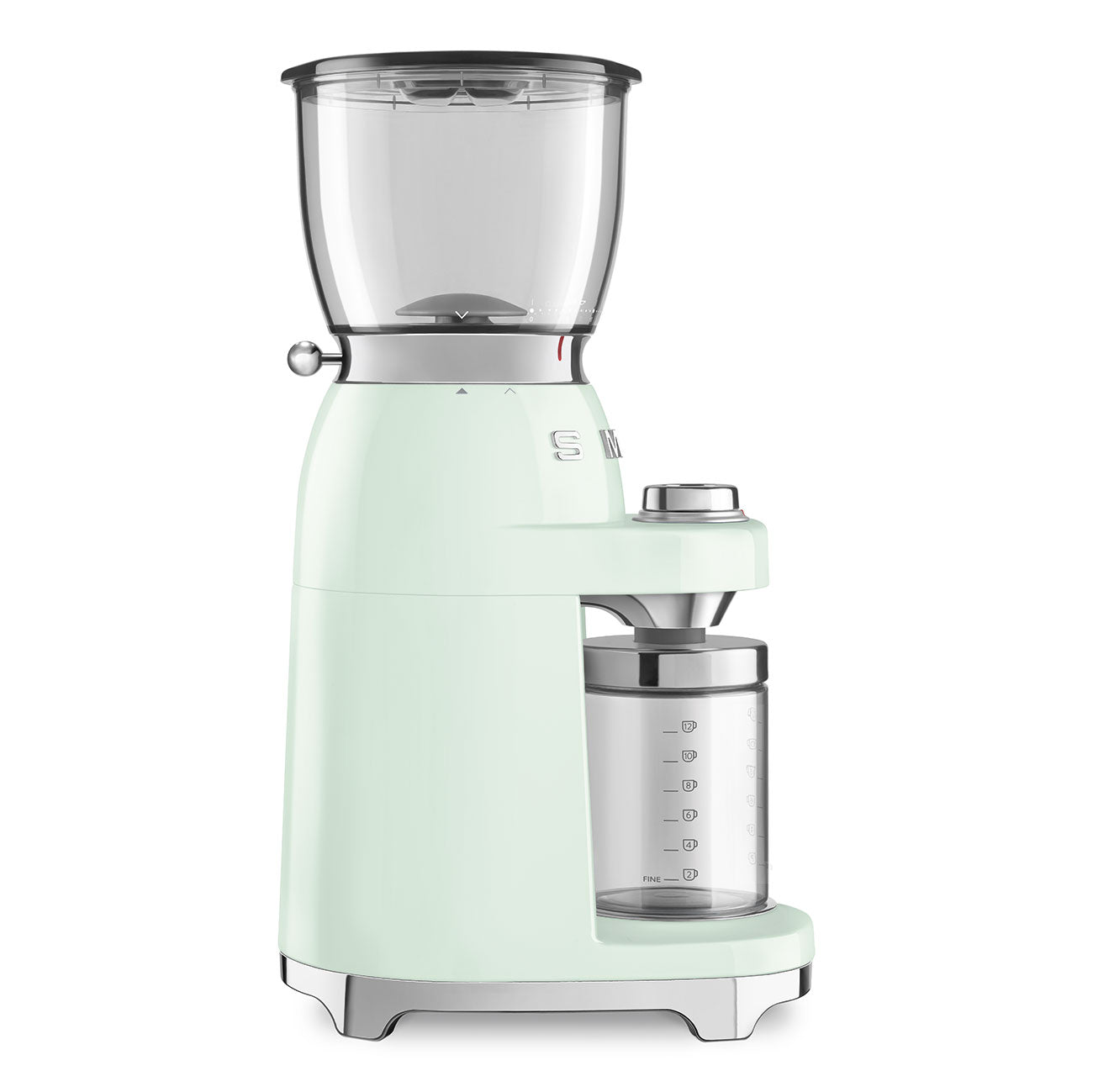 Conical Burr Coffee Grinder – Retro-Style Pastel Green