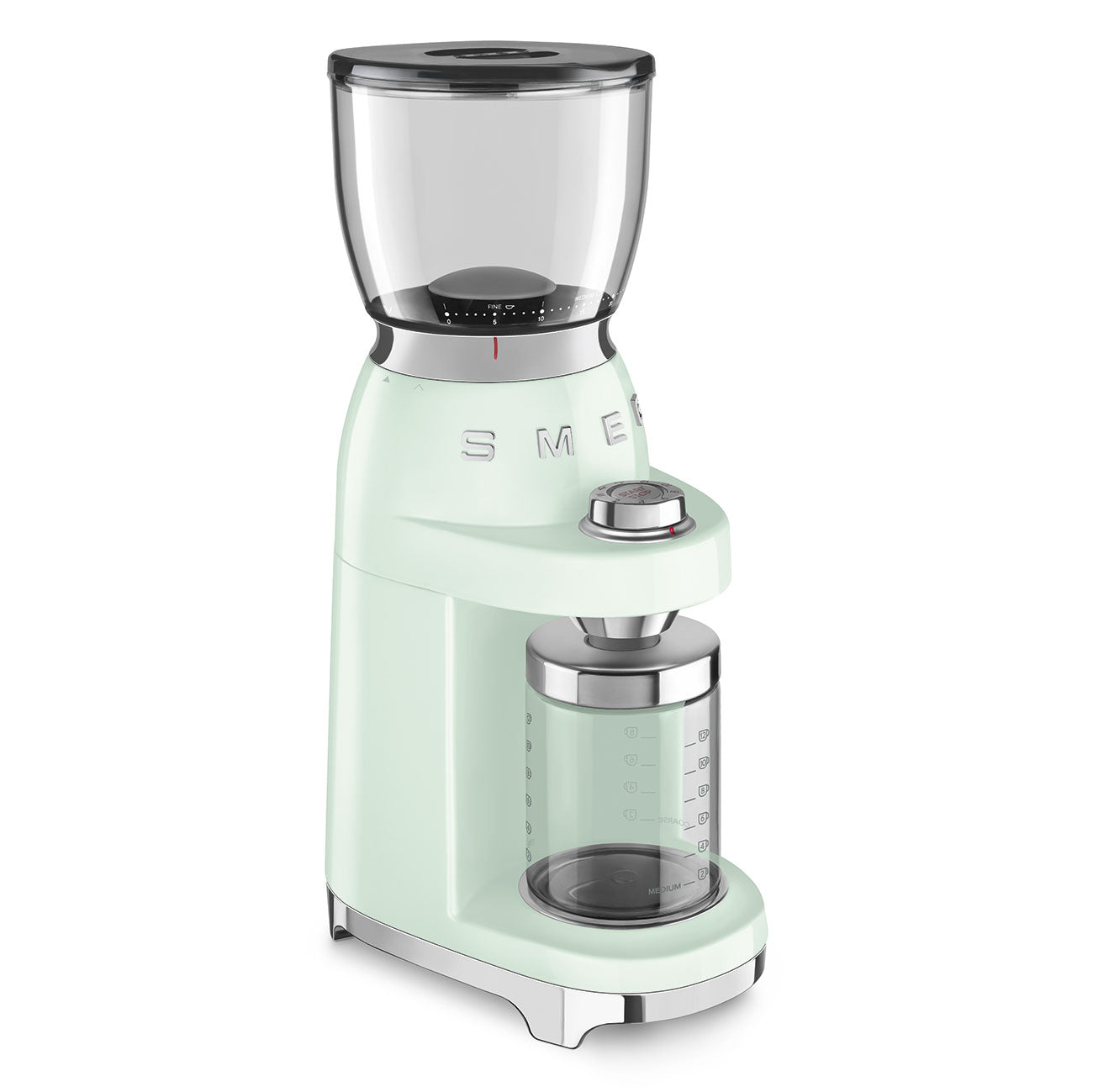 Coffee grinder Retro-style Pastel green Glossy