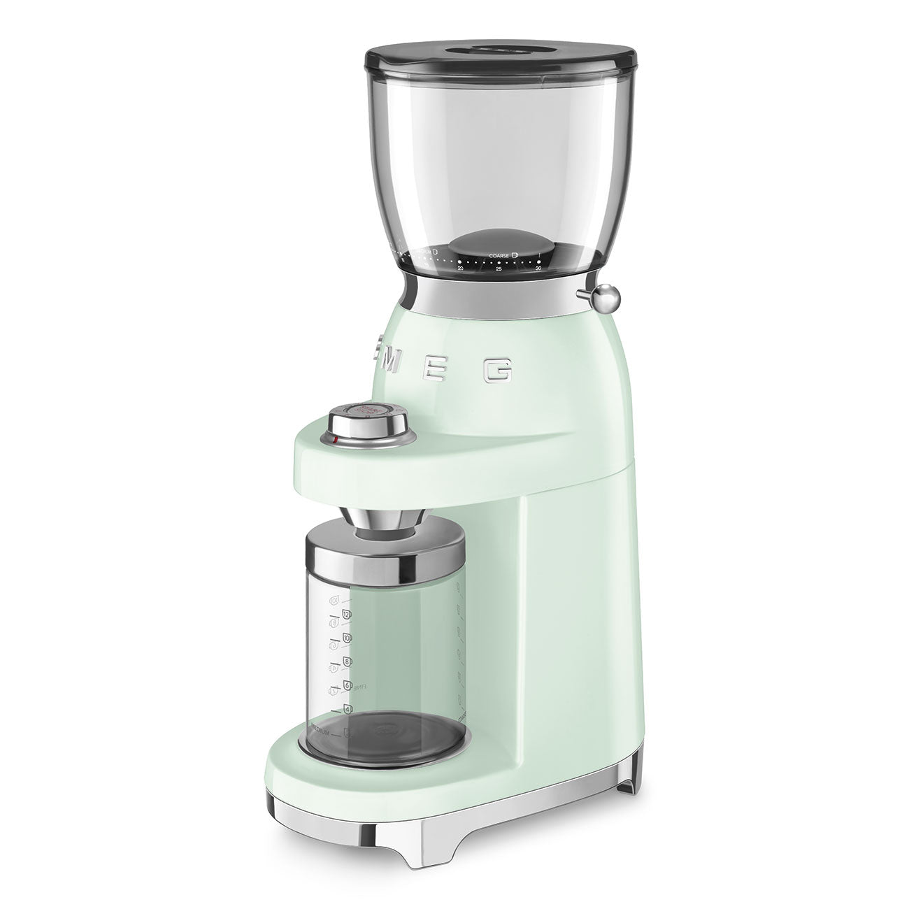 Coffee grinder Retro-style Pastel green Glossy