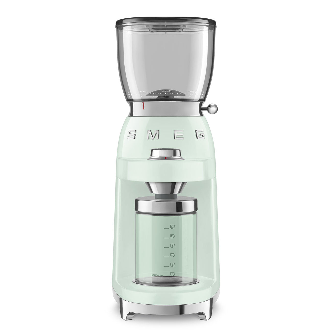 Coffee grinder Retro-style Pastel green Glossy