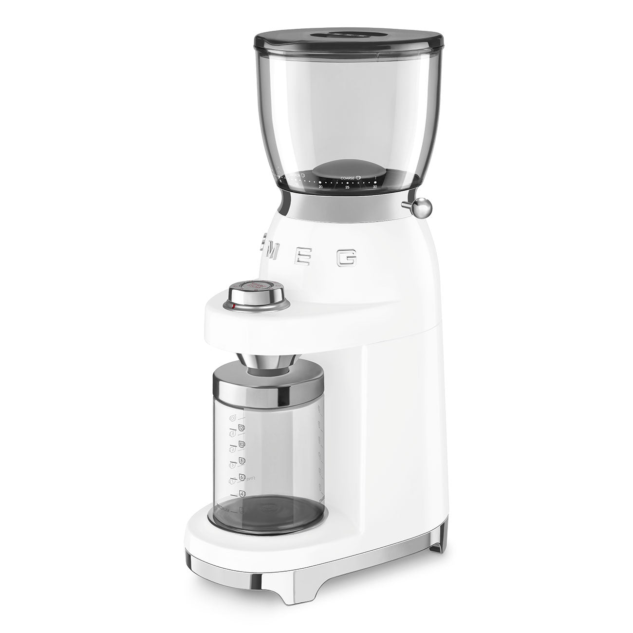 Coffee grinder Retro-style White Glossy