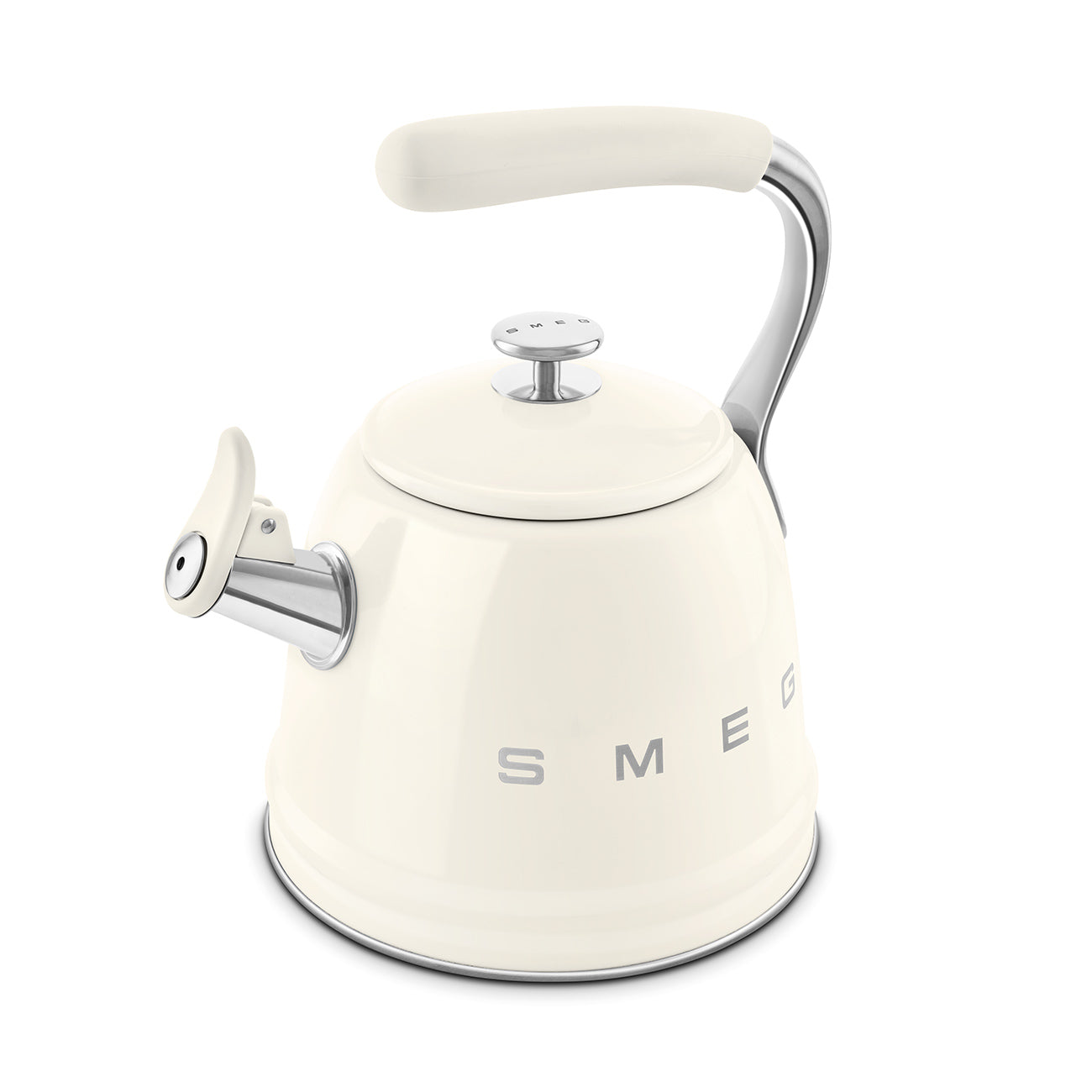 Kettle Retro-style Cream Glossy - Open Box