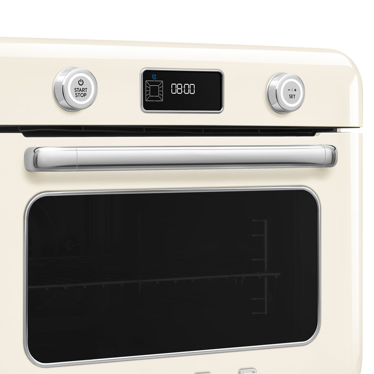 Countertop Combi Oven with Air Fry Steam – Retro-Style Cream