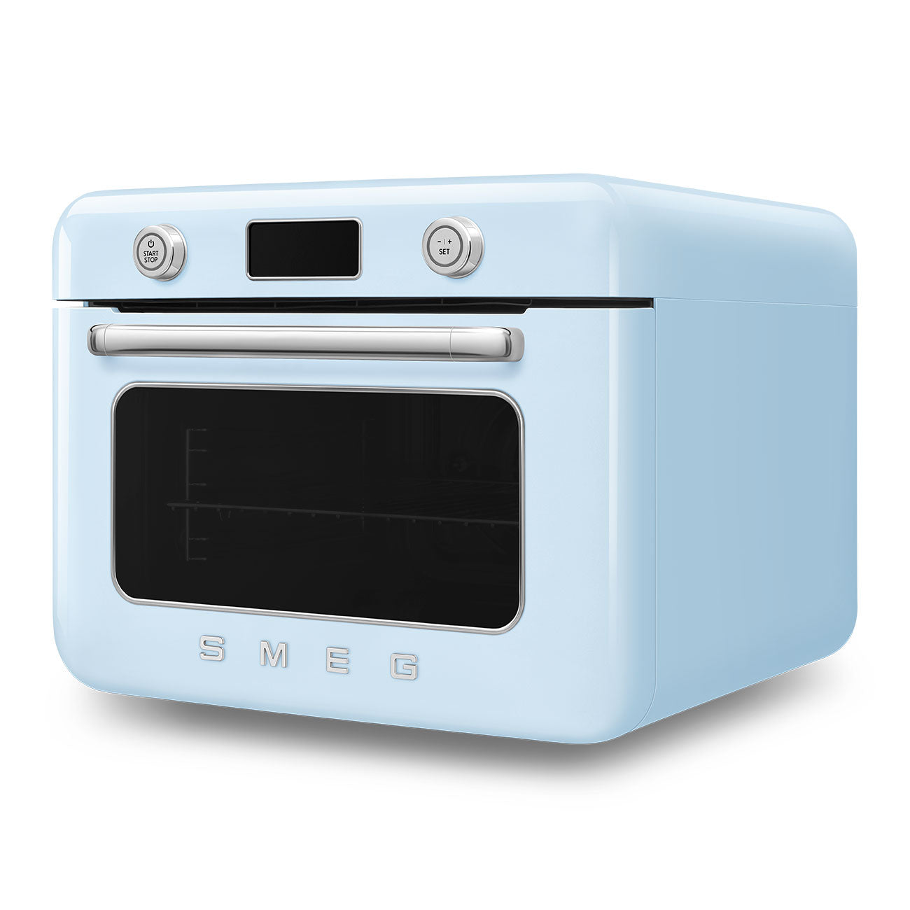 Countertop Combi Oven with Air Fry & Steam - Retro-Style Pastel Blue