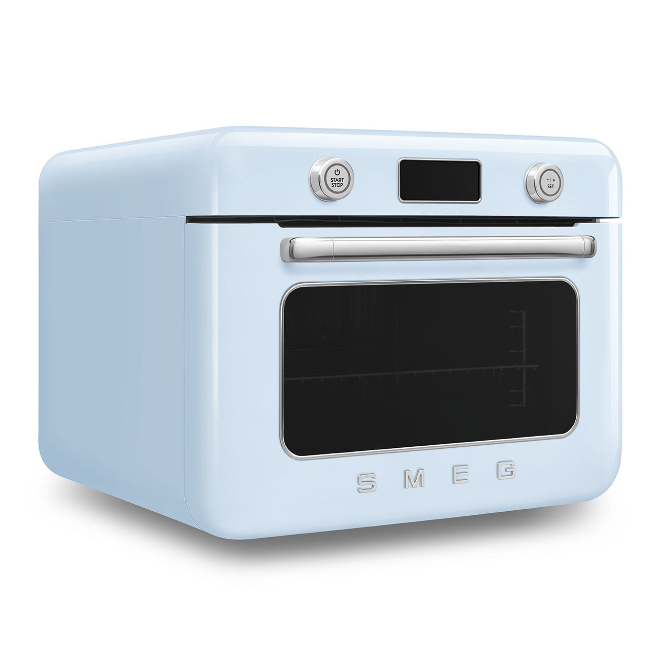 Countertop Combi Oven with Air Fry & Steam - Retro-Style Pastel Blue