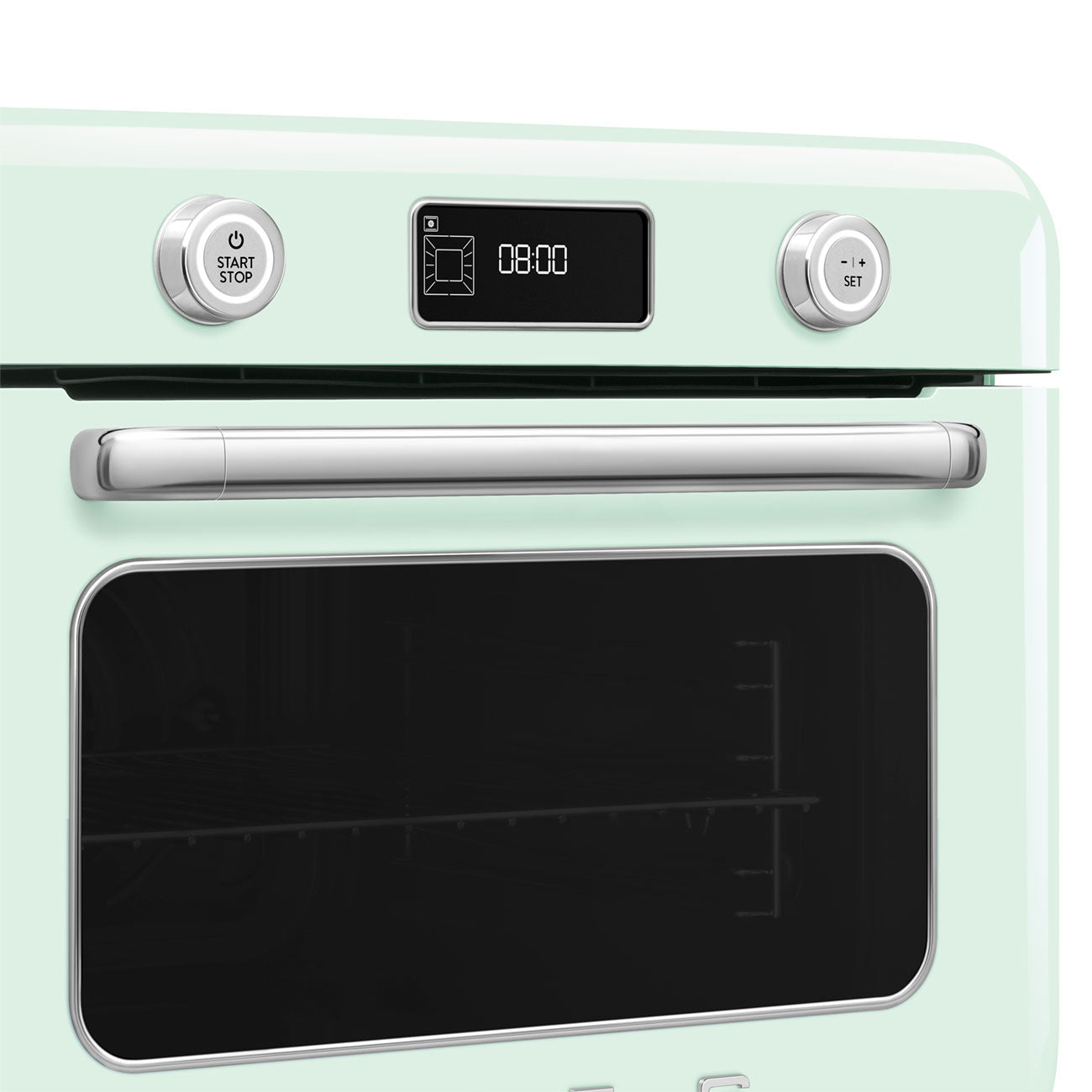 Countertop Combi Oven with Air Fry & Steam – Retro-Style Pastel Green