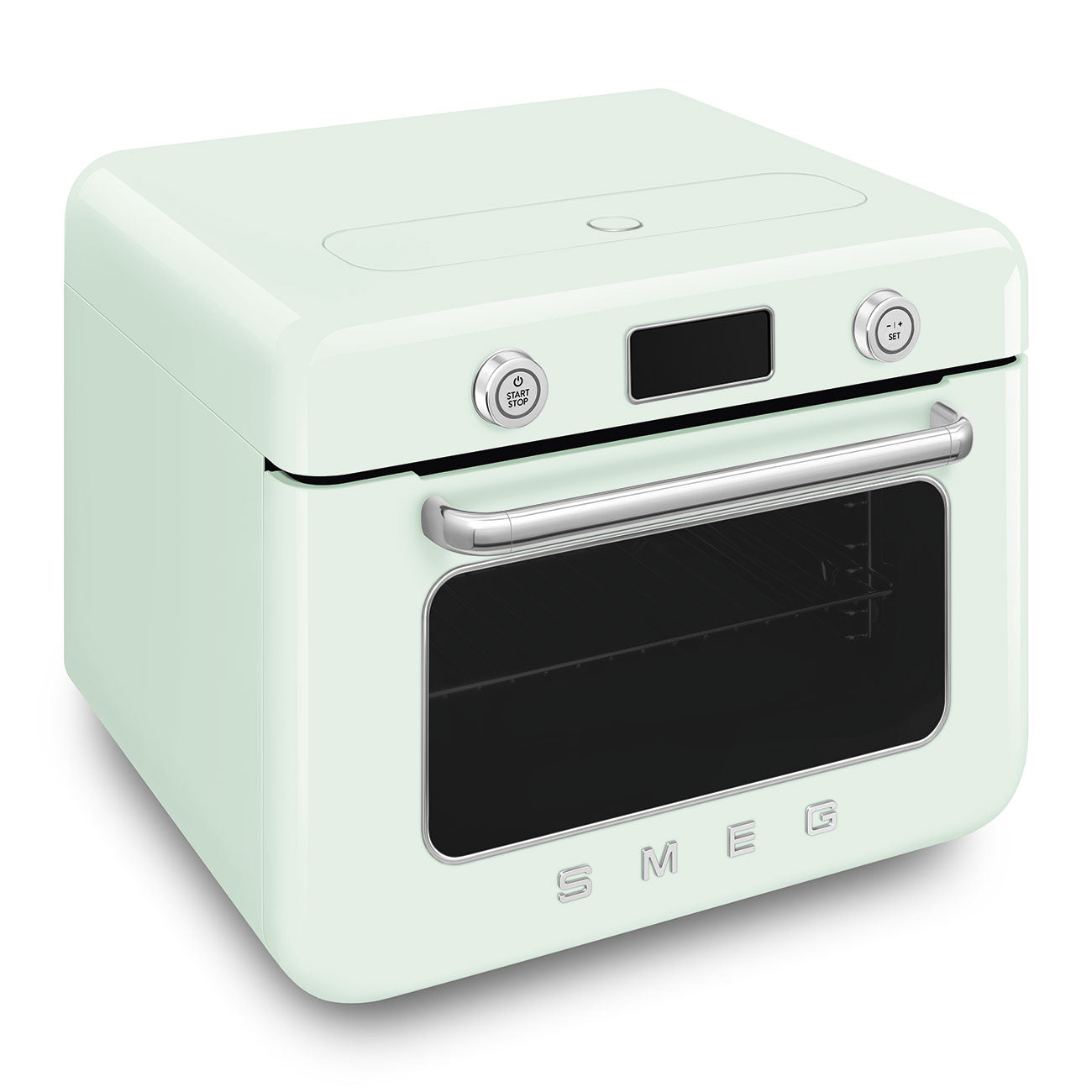 Countertop Combi Oven with Air Fry & Steam – Retro-Style Pastel Green