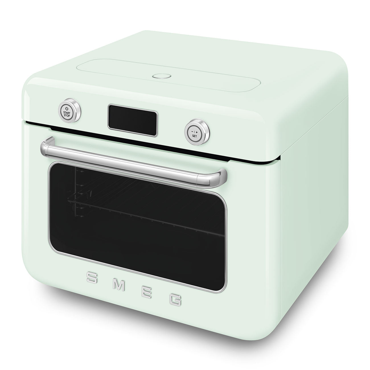 Countertop Combi Oven with Air Fry & Steam – Retro-Style Pastel Green