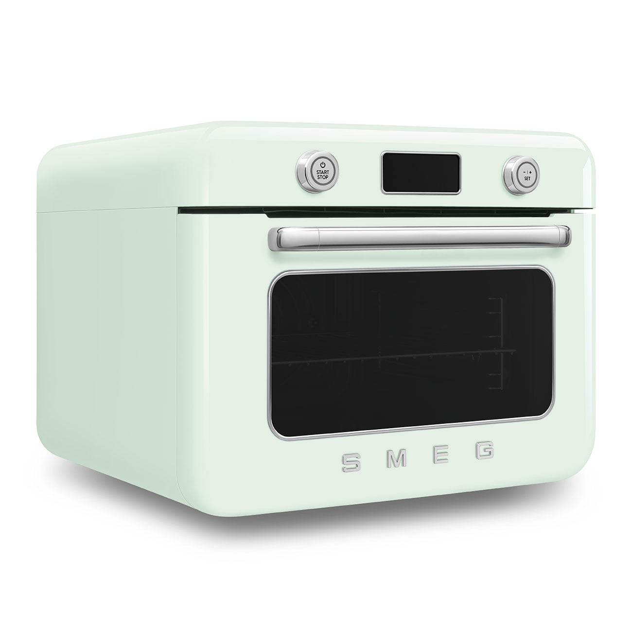 Countertop Combi Oven with Air Fry & Steam – Retro-Style Pastel Green